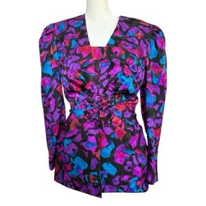 Active Seller! Vintage AJ Bari Power Suit Top 80s Costume